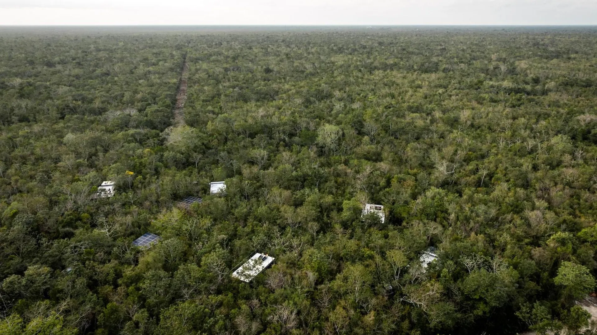 Campsite Glass House Puerto Morelos