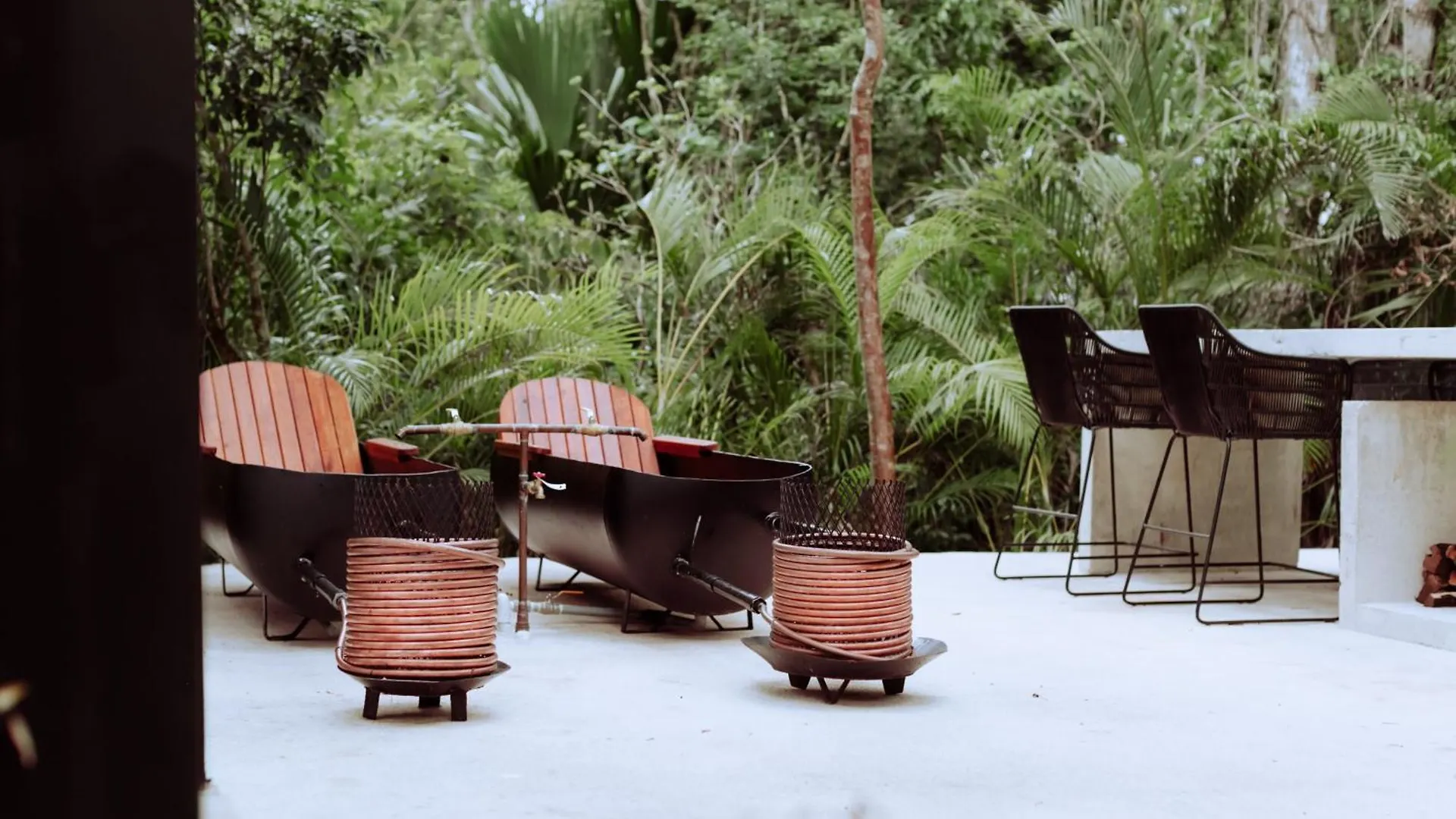 Campsite Glass House Puerto Morelos